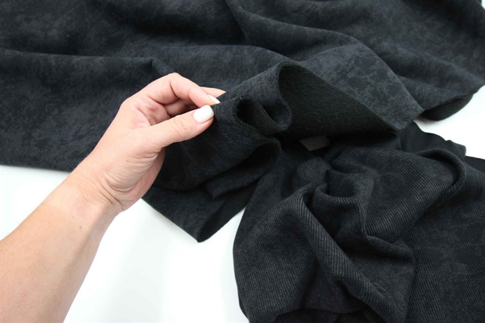 Футер 3-х нитка начес варенка Черный - фото 50298