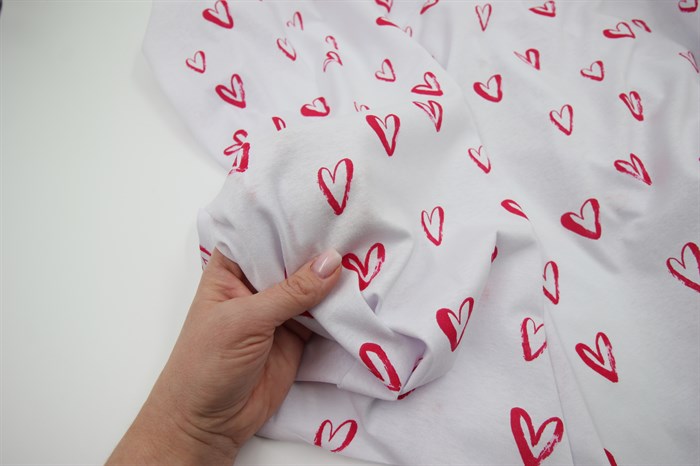 Кулирка Красные сердечки - фото 50442