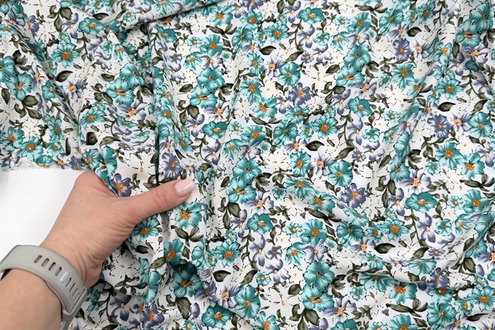 Штапель Цветочная полянка - фото 50486