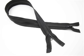 Молния MaxZipper трактор №5 2 замка усил.зв., 70см, цв.F322 черный