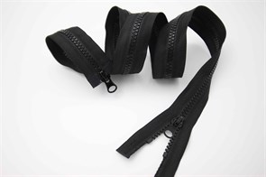 Молния MaxZipper трактор №5 2 замка усил.зв., 95см, цв.F322 черный