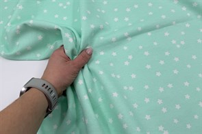 Футер звезды на мятном